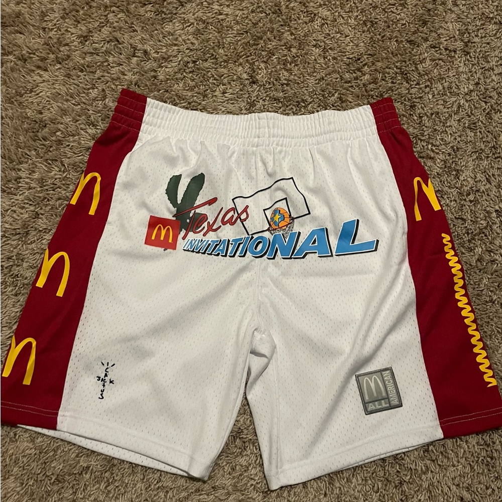 Travis Scott x McDonald shorts